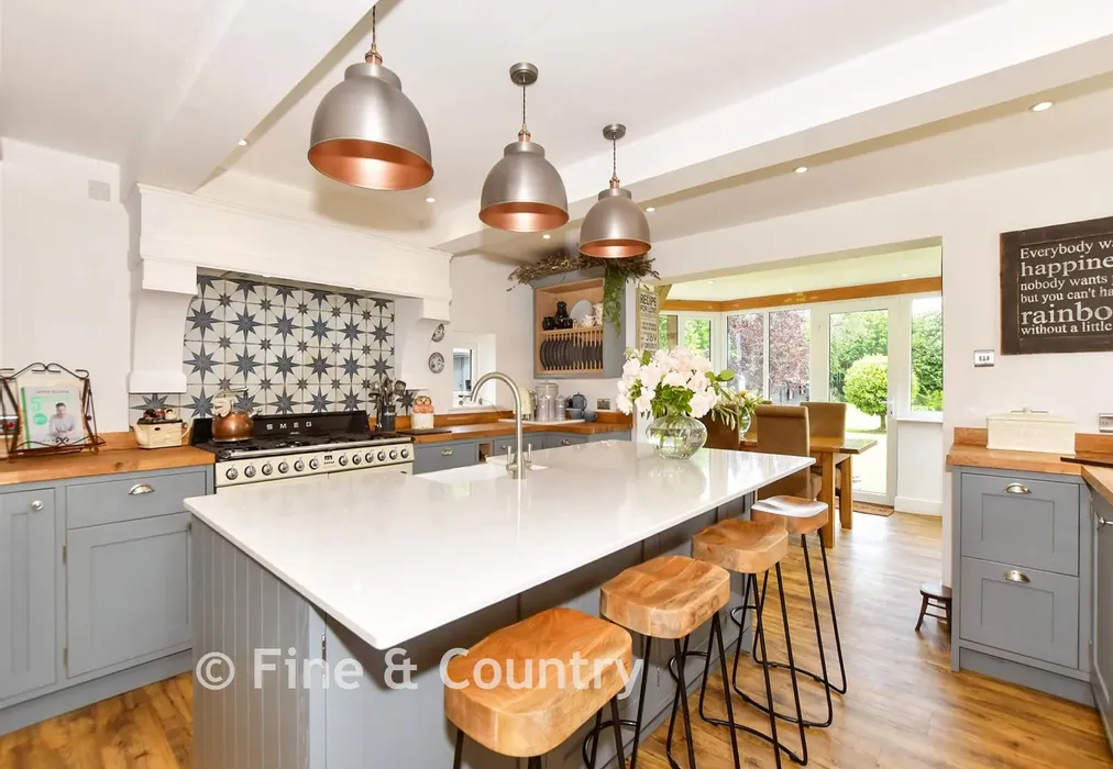 Kitchen - Wick Lane, Woolage Green, Kent - Wards of Kent