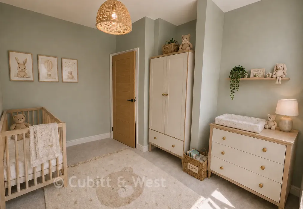 Staged Bedroom 4 - Blakers Yard, Dial Post, West Sussex - Wards of Kent