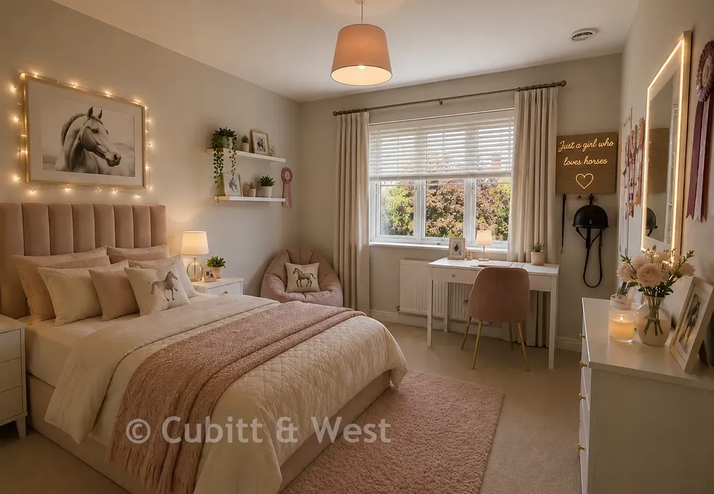 Staged Bedroom - Blakers Yard, Dial Post, West Sussex - Wards of Kent