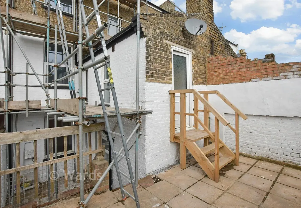 Rear Garden - Clifton Gardens, Margate, Kent - Wards of Kent