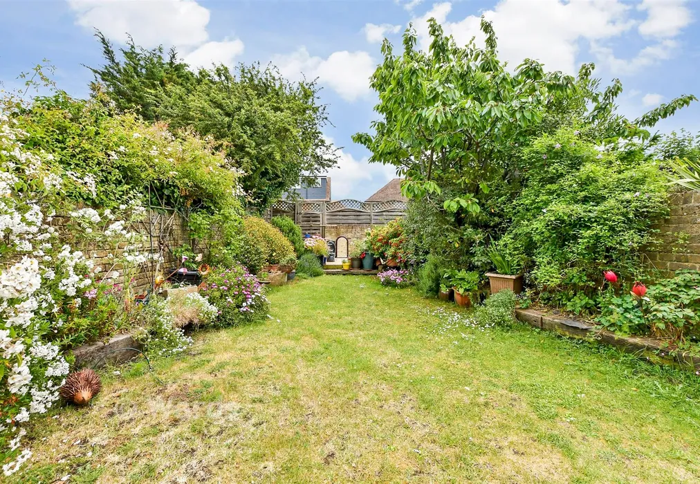 Rear Garden - Richmond Avenue, Cliftonville, Margate, Kent - Wards of Kent