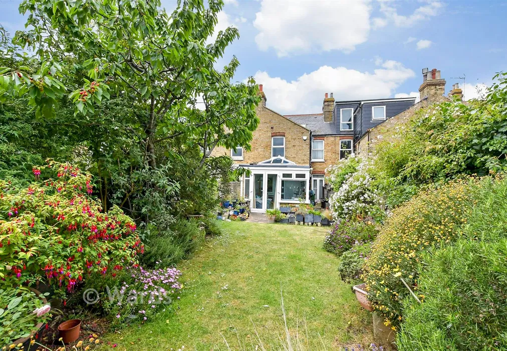 Rear Garden - Richmond Avenue, Cliftonville, Margate, Kent - Wards of Kent