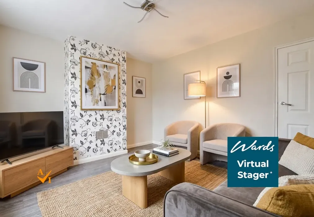 Lounge (Contemporary style) - Portland Place, Snodland, Kent - Wards of Kent