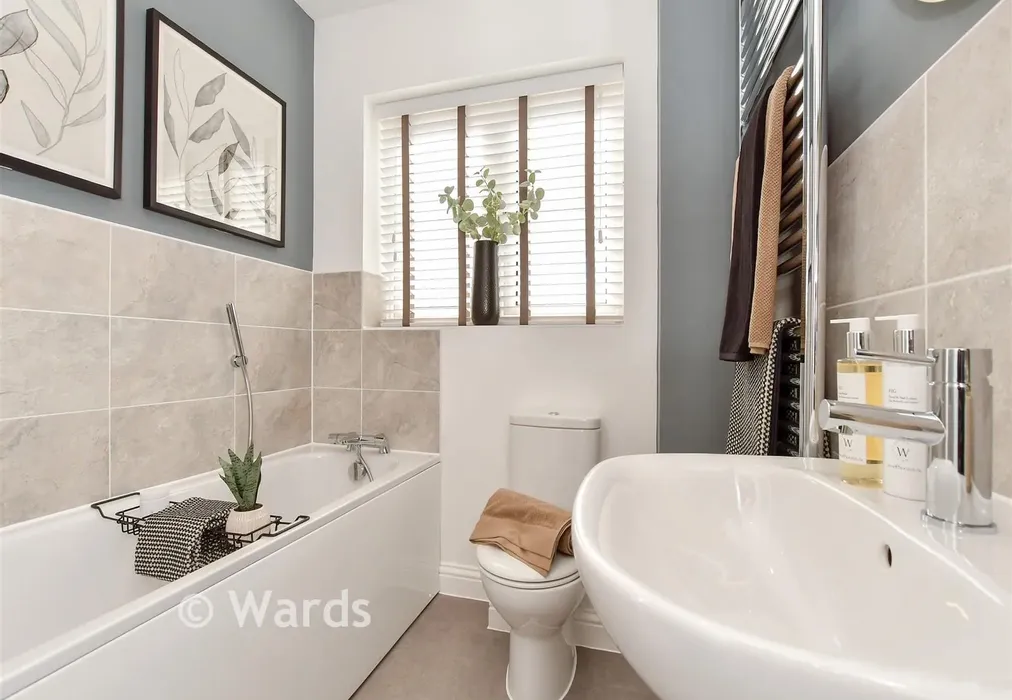 Bathroom Show Home - Wellington Gardens, Walmer, Kent - Wards of Kent