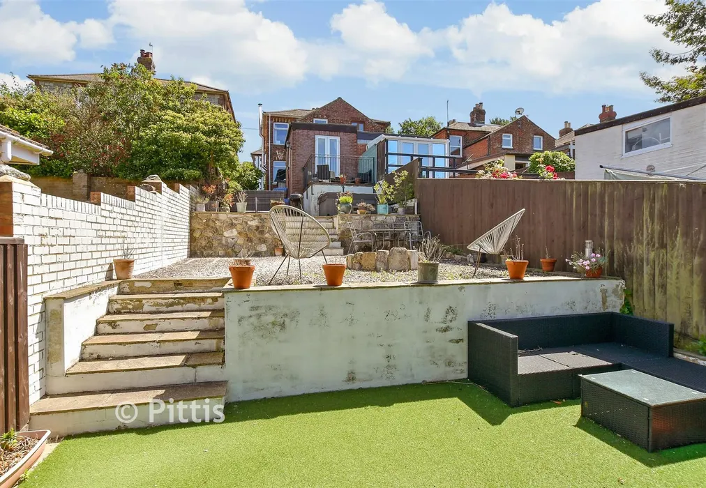 Rear Garden - St. John's Road, Wroxall, Ventnor, Isle of Wight - Wards of Kent