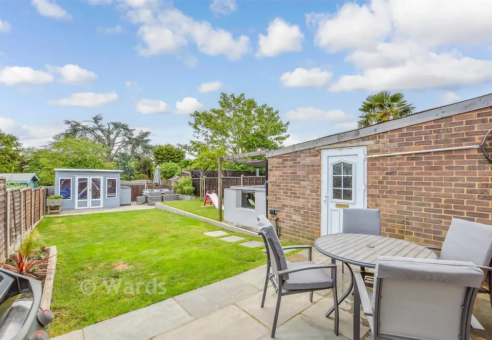 Rear Garden - Golf Links Avenue, Gravesend, Kent - Wards of Kent