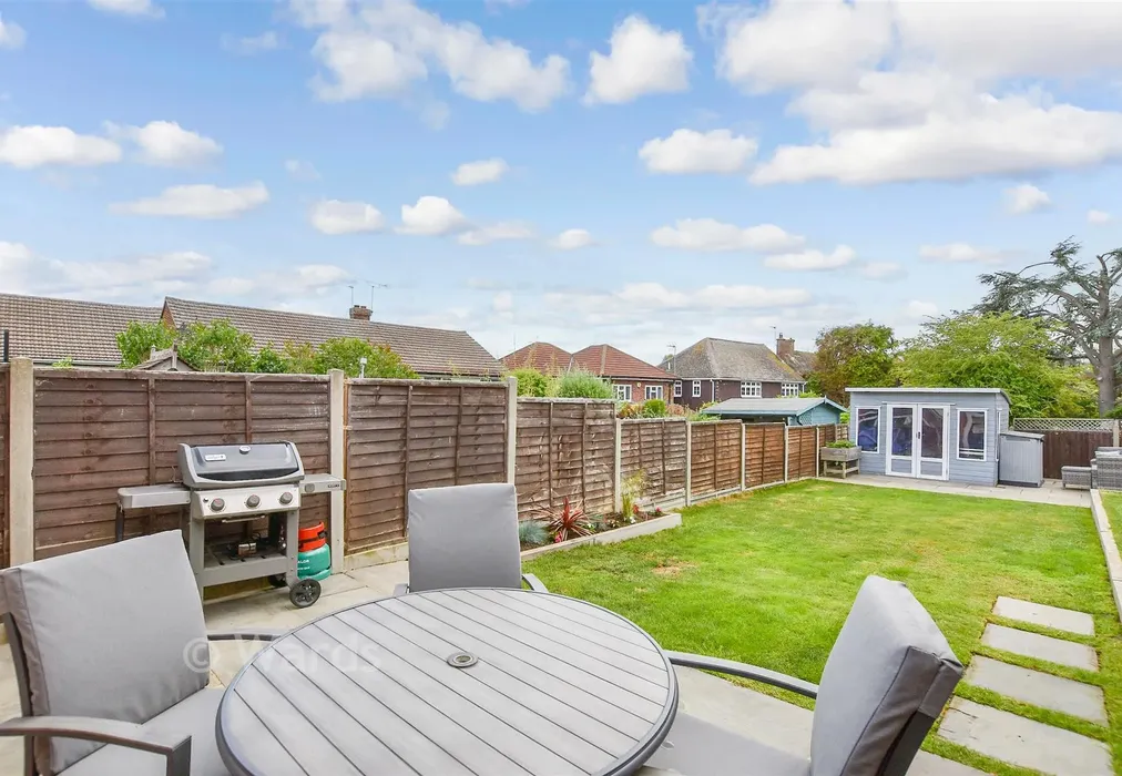 Rear Garden - Golf Links Avenue, Gravesend, Kent - Wards of Kent