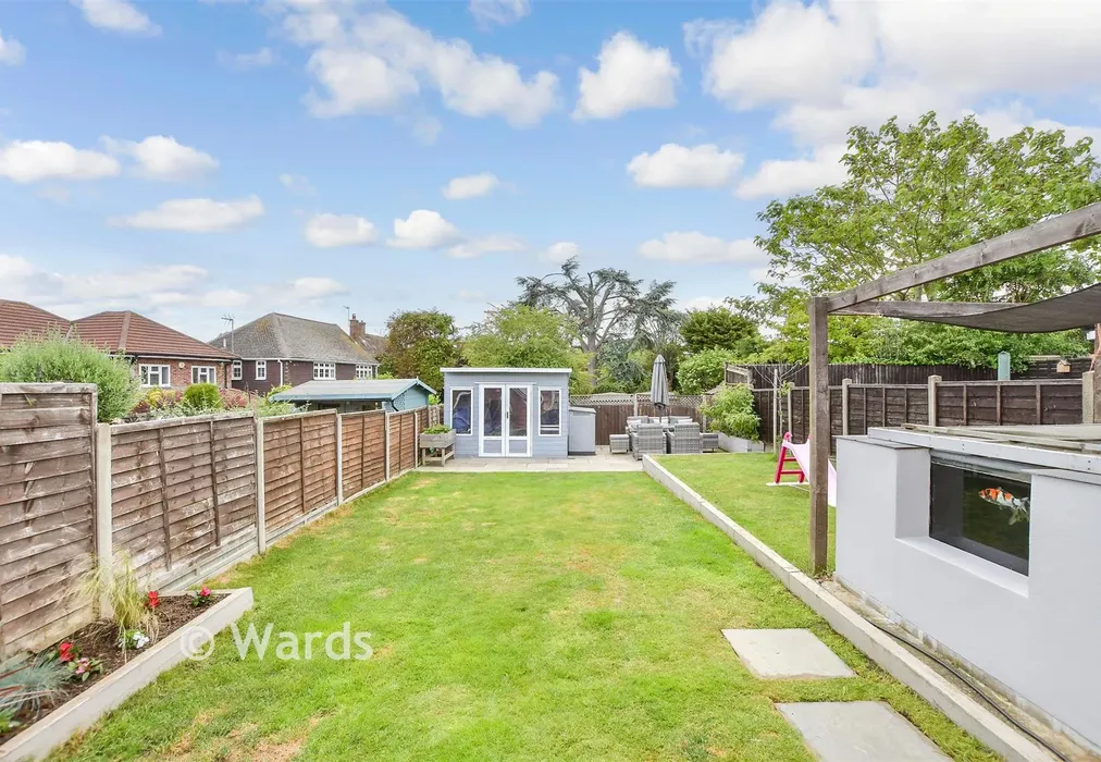 Rear Garden - Golf Links Avenue, Gravesend, Kent - Wards of Kent