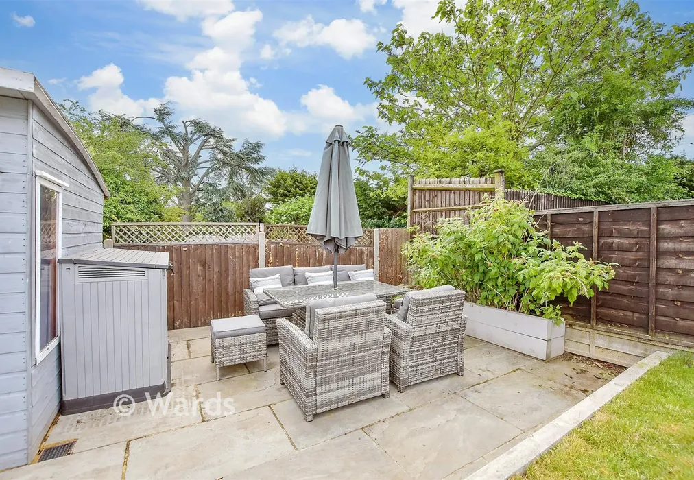 Rear Garden - Golf Links Avenue, Gravesend, Kent - Wards of Kent