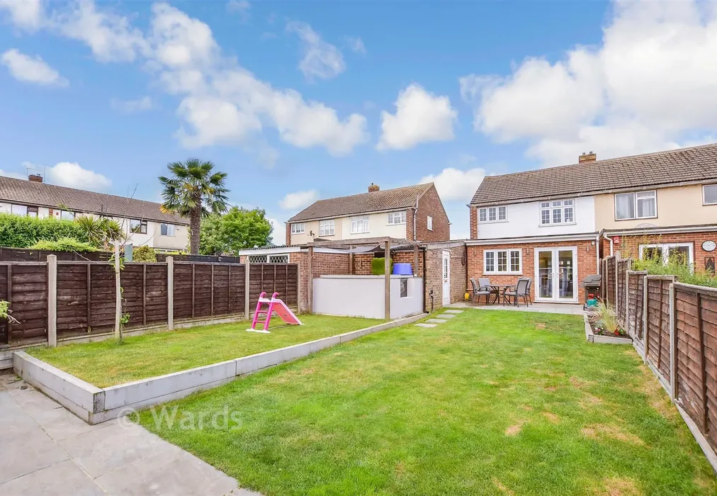 Rear Garden - Golf Links Avenue, Gravesend, Kent - Wards of Kent