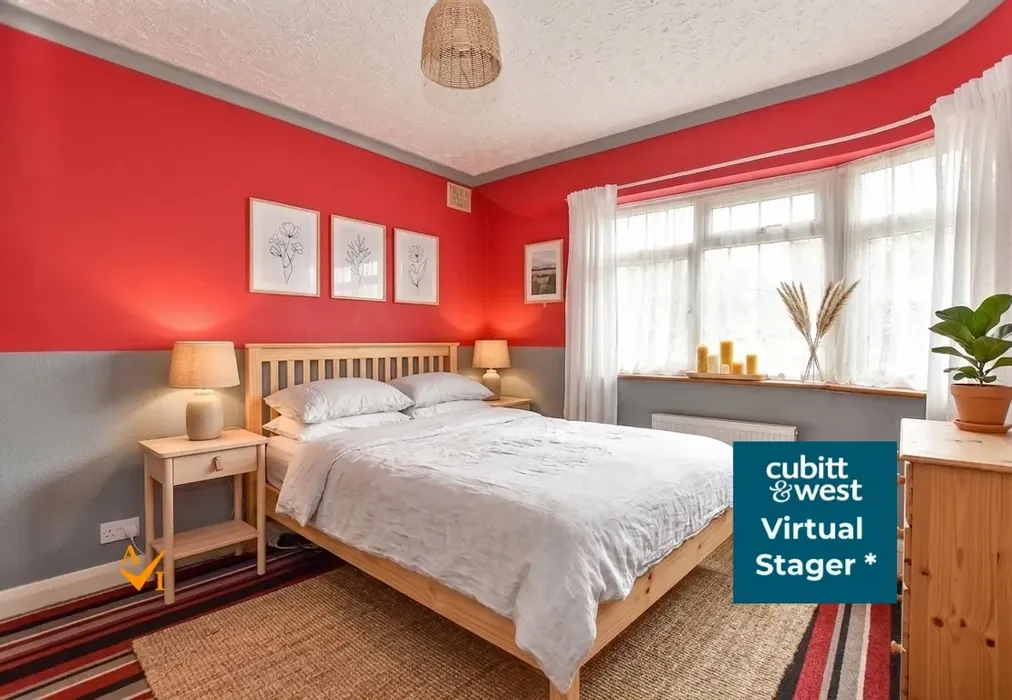 Bedroom 1 (Nordic style) - Lone Valley, Widley, Hampshire - Wards of Kent