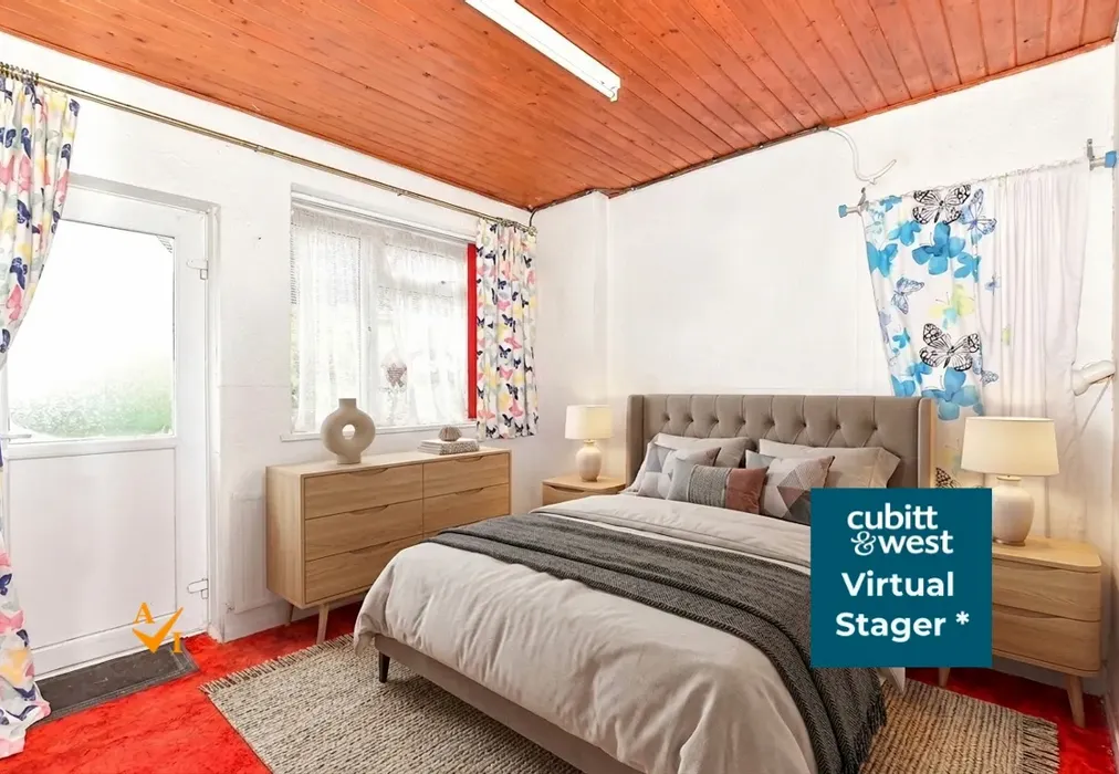 Bedroom 2 (Modern style) - Lone Valley, Widley, Hampshire - Wards of Kent
