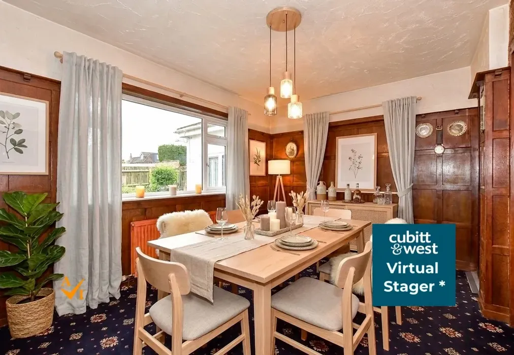 Dining Room (Nordic style) - Lone Valley, Widley, Hampshire - Wards of Kent