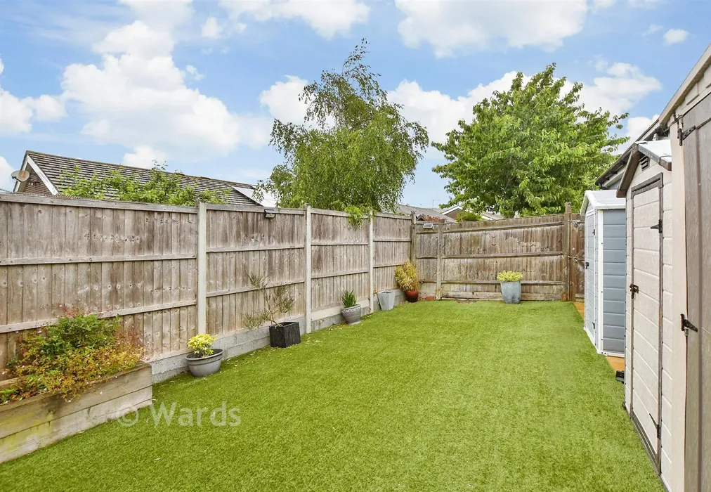 Rear Garden - Melanie Close, Folkestone, Kent - Wards of Kent