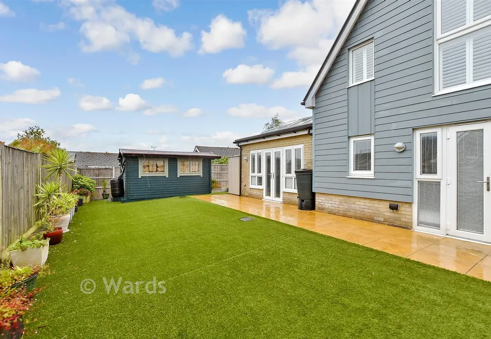Rear Garden - Melanie Close, Folkestone, Kent - Wards of Kent