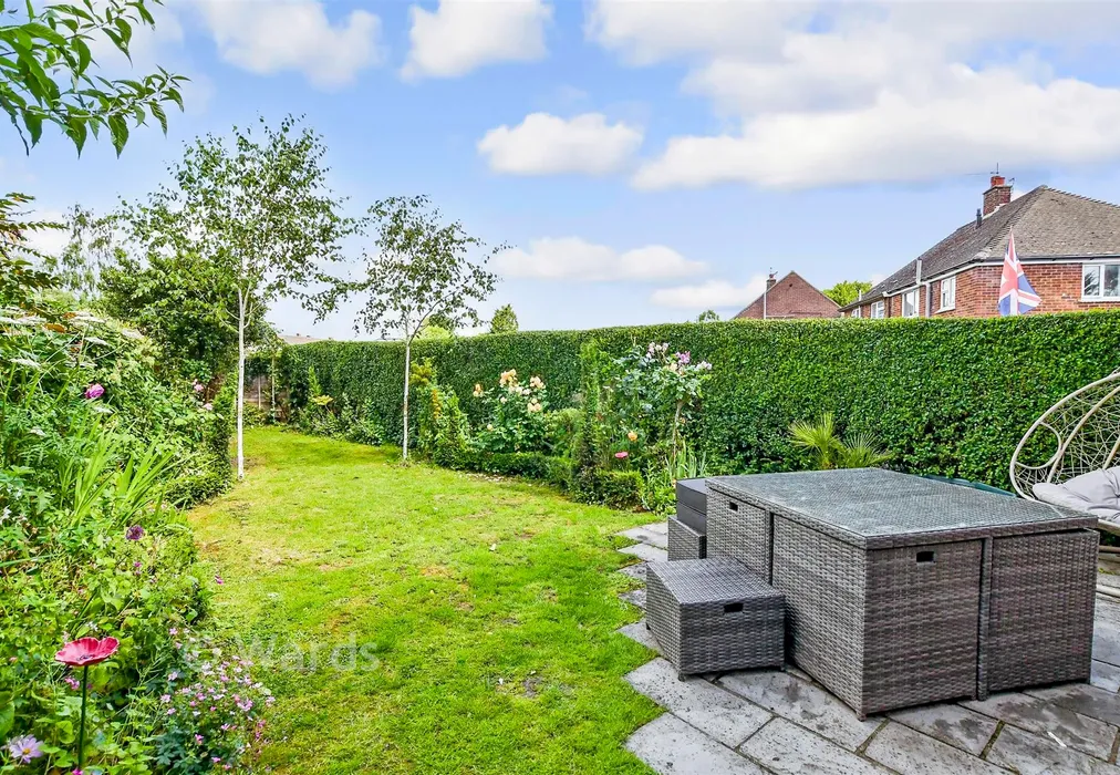 Rear Garden - Amsbury Road, Coxheath, Maidstone, Kent - Wards of Kent