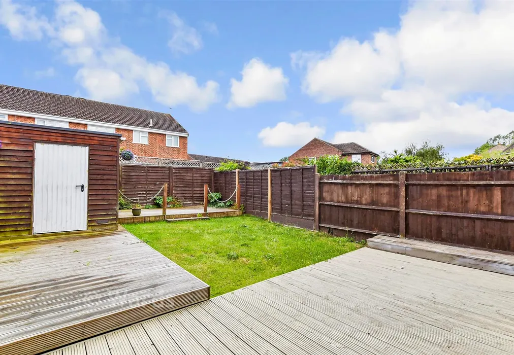 Rear Garden - Freelands Road, Snodland, Kent - Wards of Kent