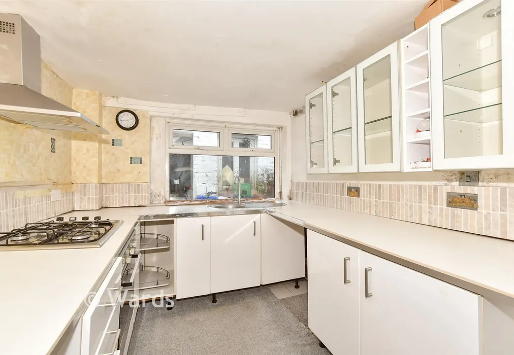 Kitchen - Canterbury Road, Folkestone, Kent - Wards of Kent