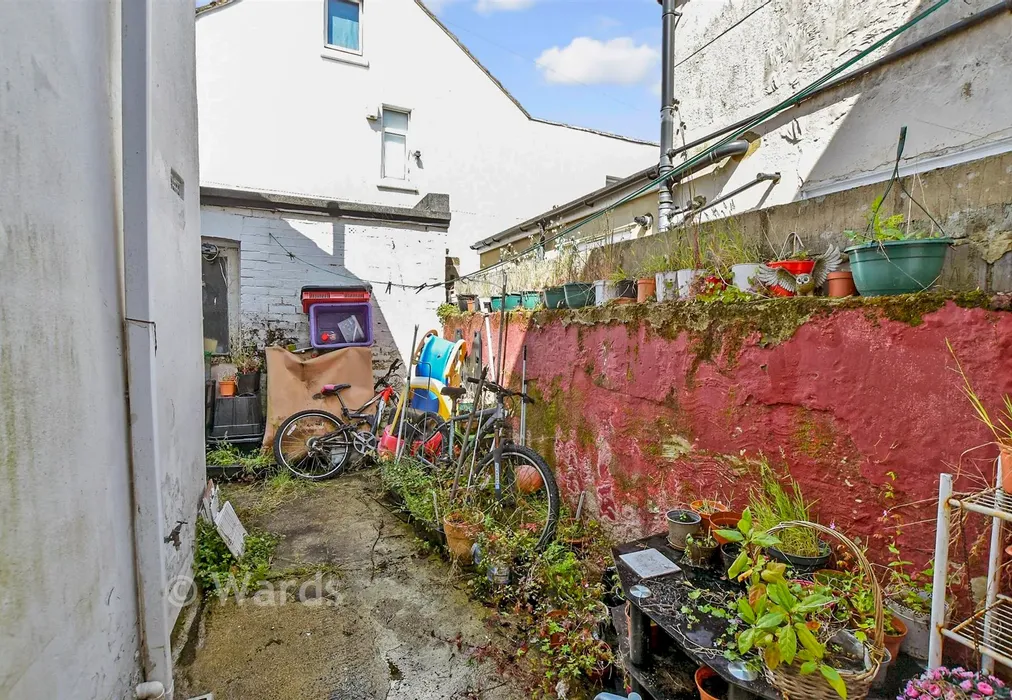 Rear Garden - Canterbury Road, Folkestone, Kent - Wards of Kent