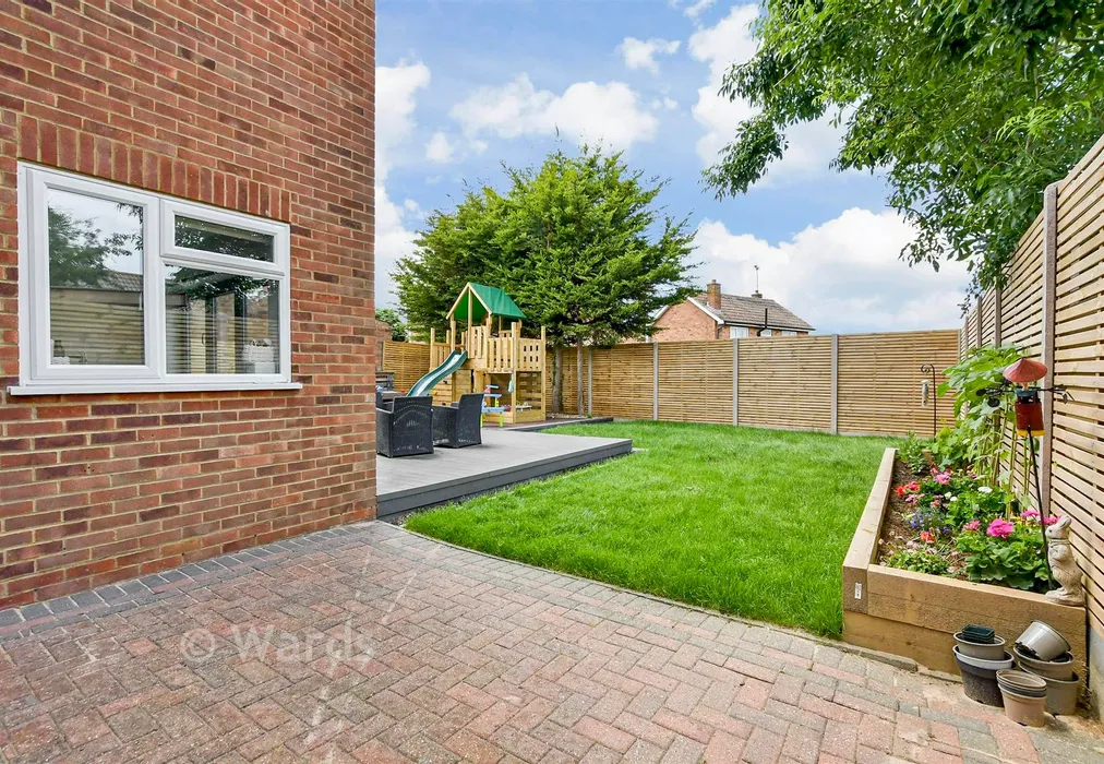 Rear Garden - Greenacre Close, Herne Bay, Kent - Wards of Kent