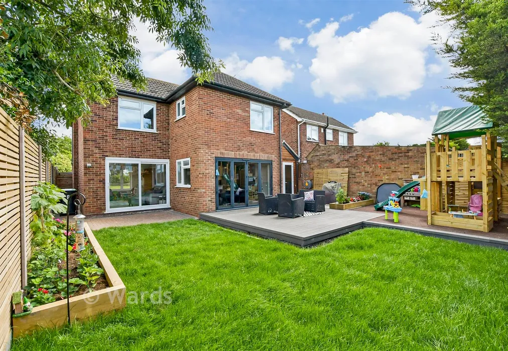 Rear Garden - Greenacre Close, Herne Bay, Kent - Wards of Kent