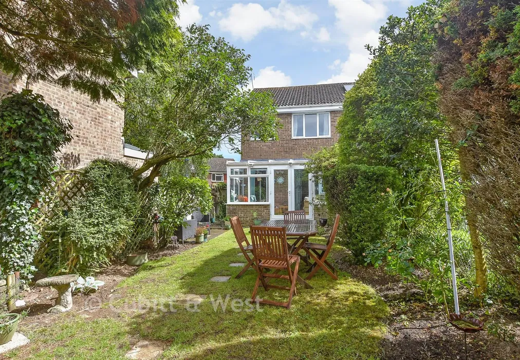 Rear Garden - Aspen Walk, Haywards Heath, West Sussex - Wards of Kent