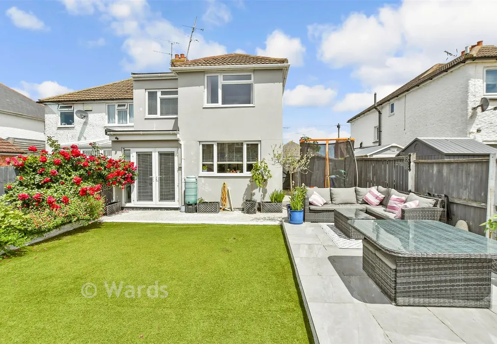 Rear Garden - Vincent Road, Sittingbourne, Kent - Wards of Kent