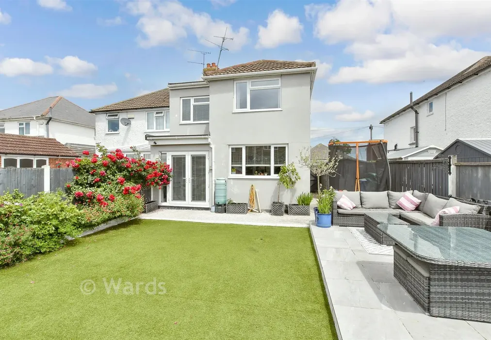 Rear Garden - Vincent Road, Sittingbourne, Kent - Wards of Kent
