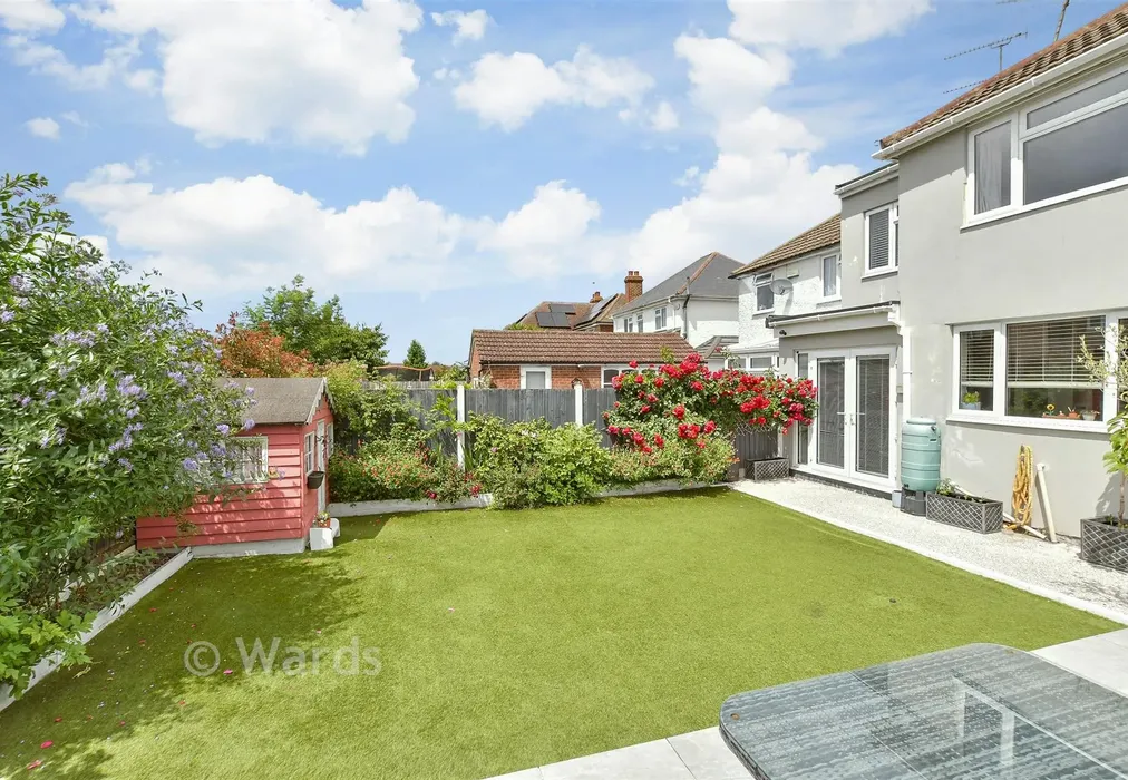 Rear Garden - Vincent Road, Sittingbourne, Kent - Wards of Kent