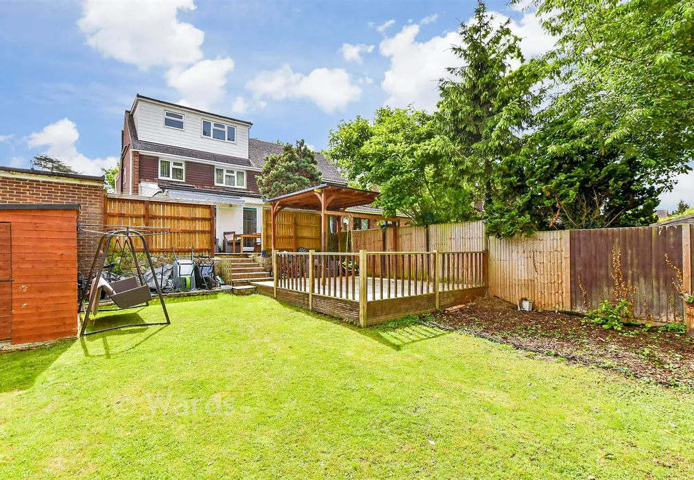 Rear Elevation - Sycamore Drive, Greenacres, Aylesford, Kent - Wards of Kent