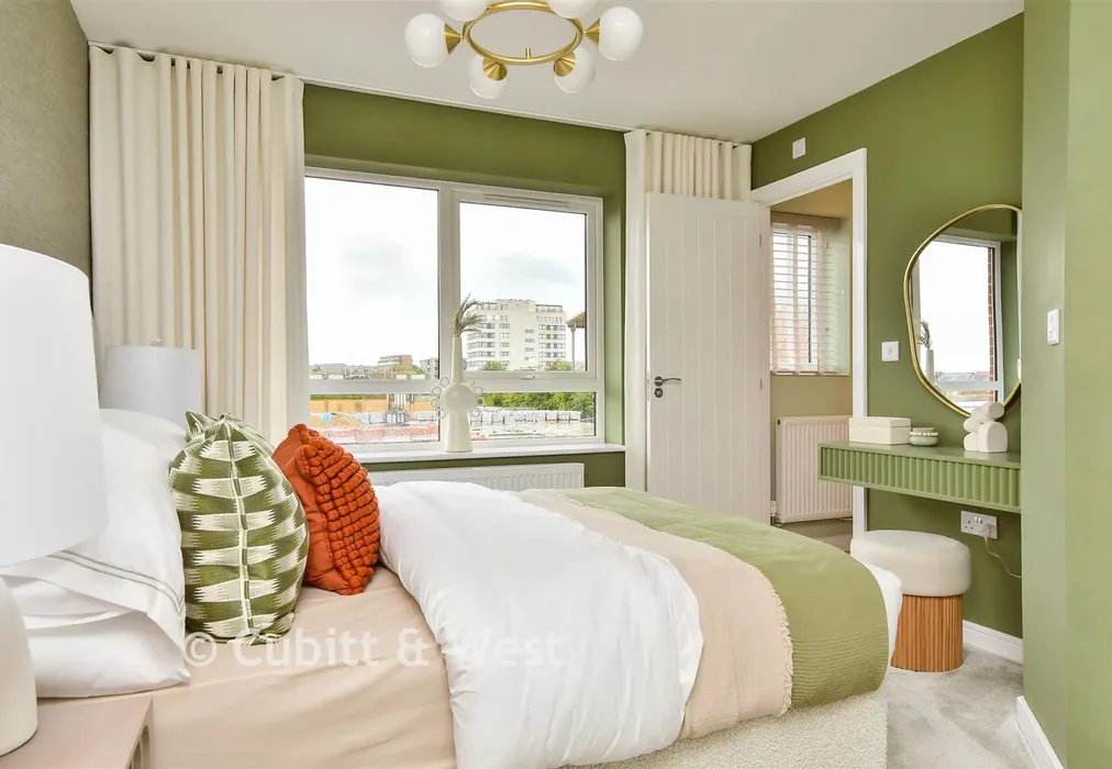 Bedroom 2 - Elizabeth Square, Sword Street, Worthing, West Sussex - Wards of Kent