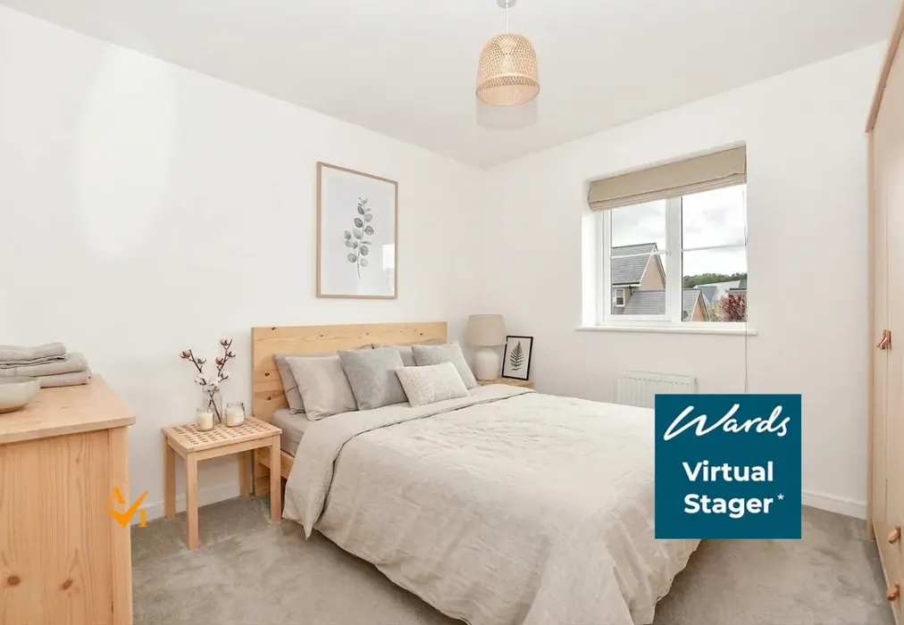 Bedroom 2 (Nordic style) - Percival Way, Otham, Maidstone, Kent - Wards of Kent