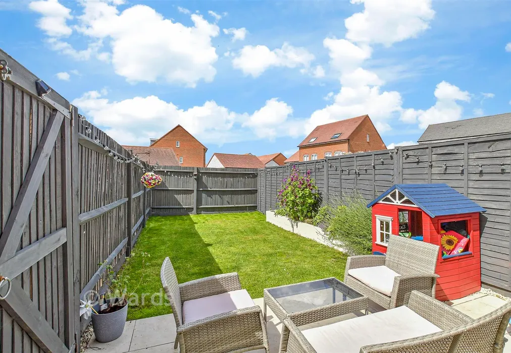 Rear Garden - Woodpecker Way, Hythe, Kent - Wards of Kent