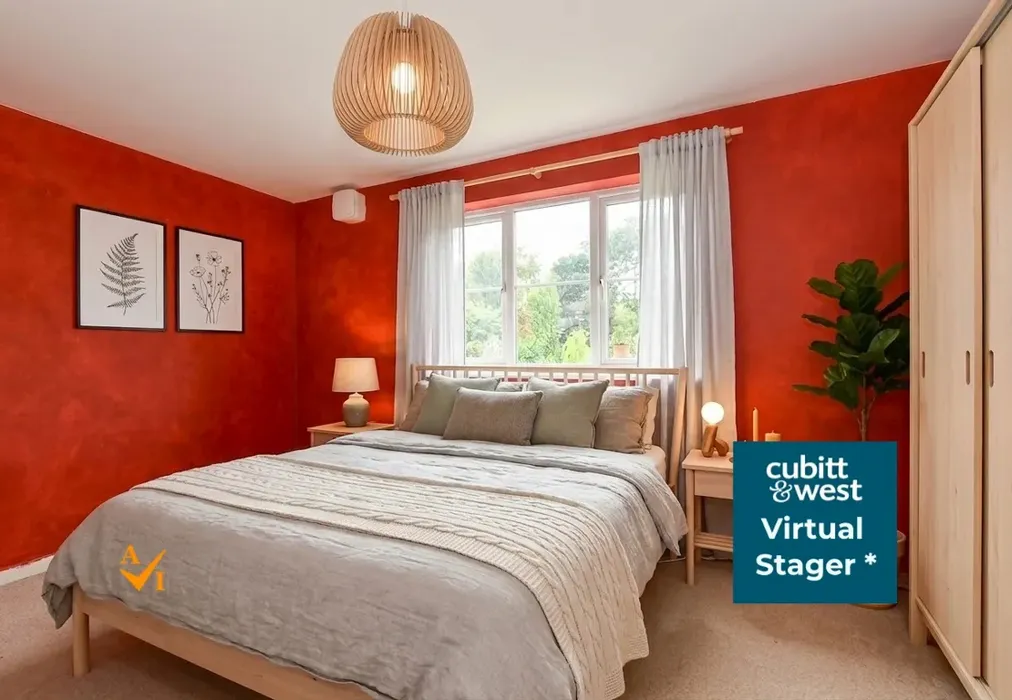 Bedroom 1 (Nordic style) - Deer Way, Horsham, West Sussex - Wards of Kent