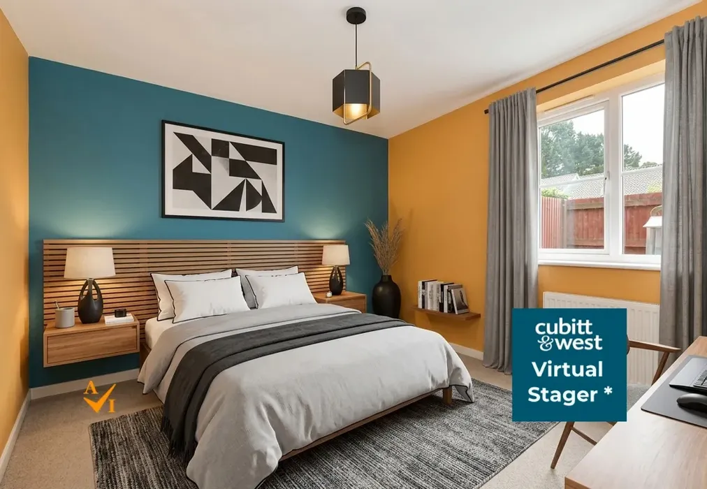 Bedroom 2 (Modern style) - Deer Way, Horsham, West Sussex - Wards of Kent