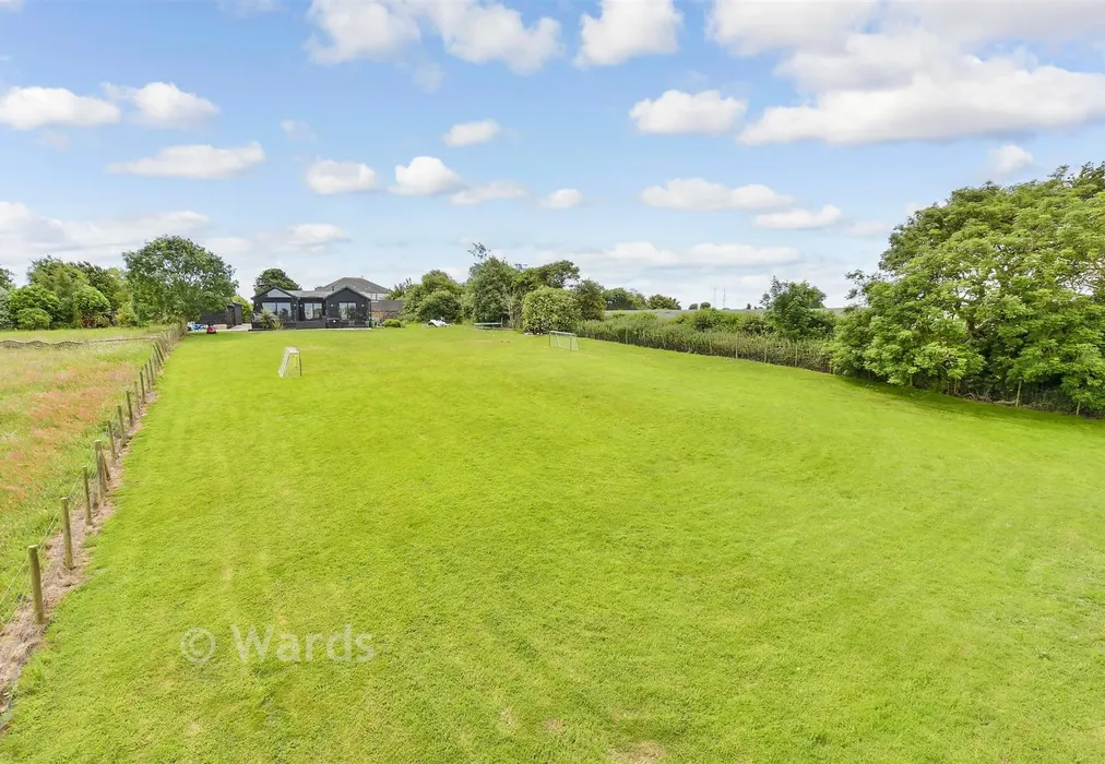 Rear Garden - Dover Road, Westcliffe, Kent - Wards of Kent