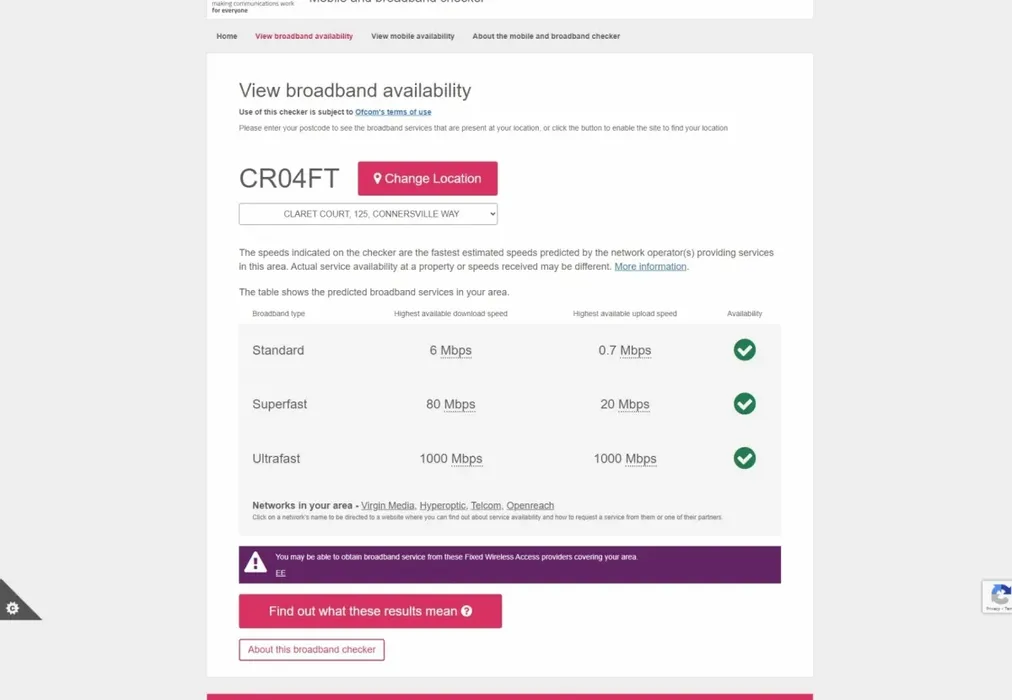Broadband - Connersville Way, Croydon CR0 - Wards of Kent