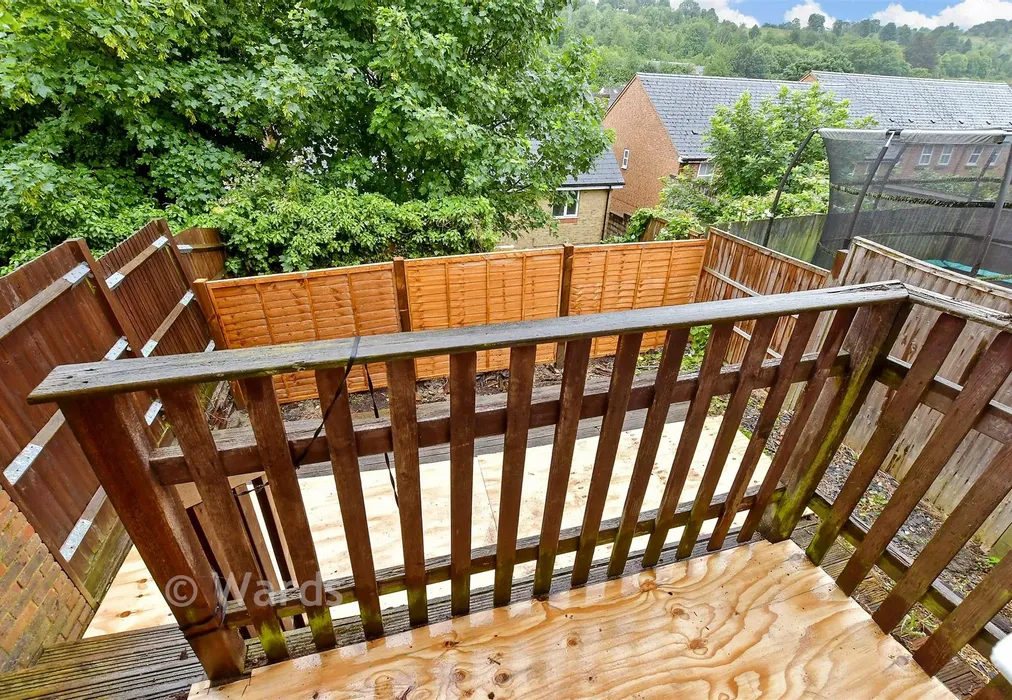 Rear Garden - St. Radigund's Road, Dover, Kent - Wards of Kent