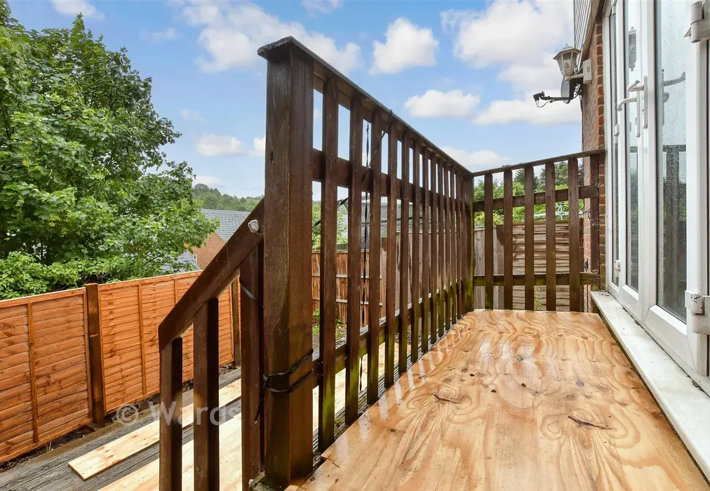 Rear Garden - St. Radigund's Road, Dover, Kent - Wards of Kent
