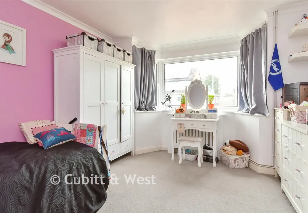 Bedroom 3 - Downs Valley Road, Woodingdean, East Sussex - Wards of Kent