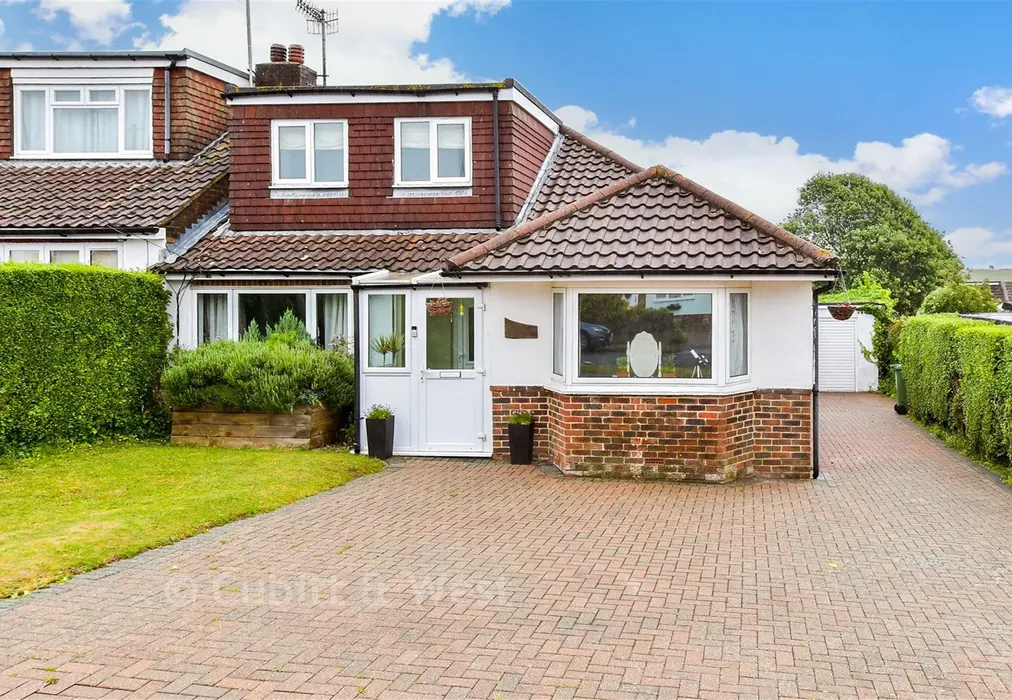 Front External - Downs Valley Road, Woodingdean, East Sussex - Wards of Kent