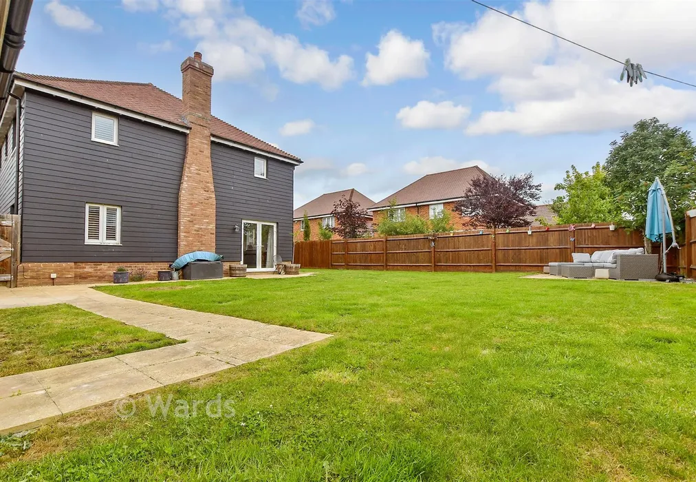 Rear Garden - Artisan Road, Headcorn, Kent - Wards of Kent