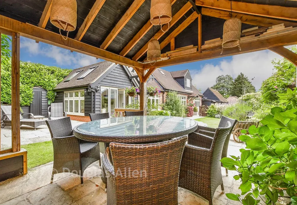 Patio / Decking - Home Farm, Fiddlers Hamlet, Essex - Wards of Kent