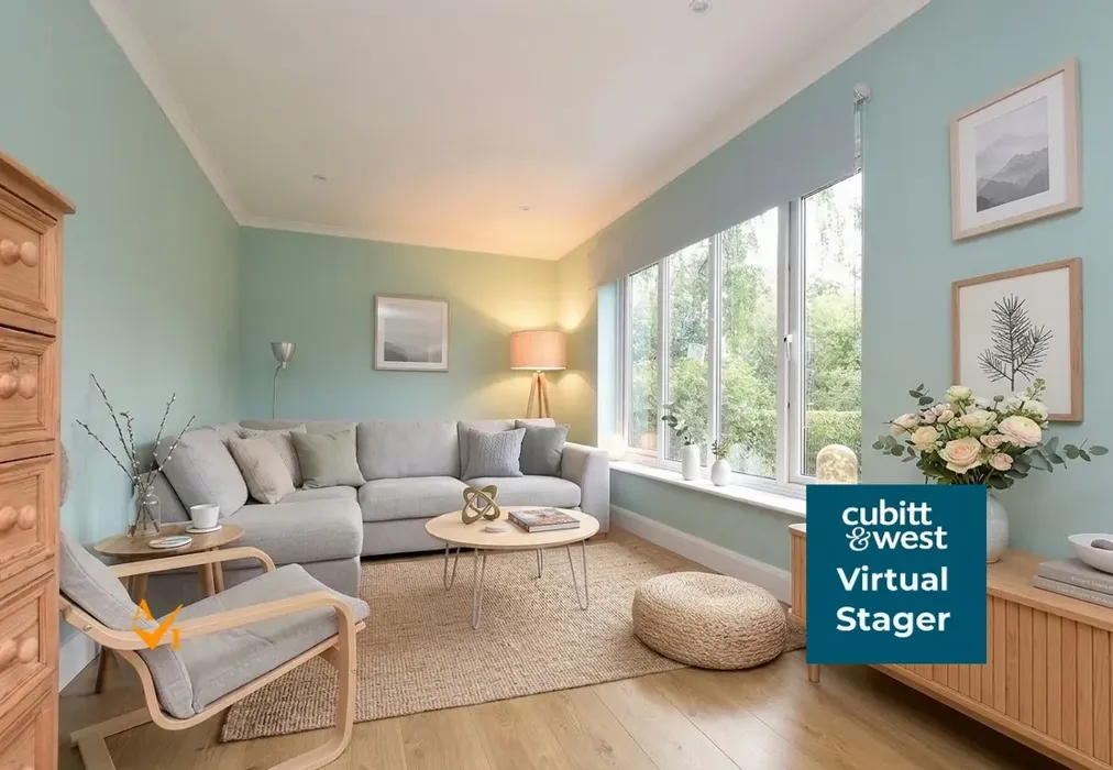Sitting Area (Nordic style) - Oak End, Beare Green, Surrey - Wards of Kent