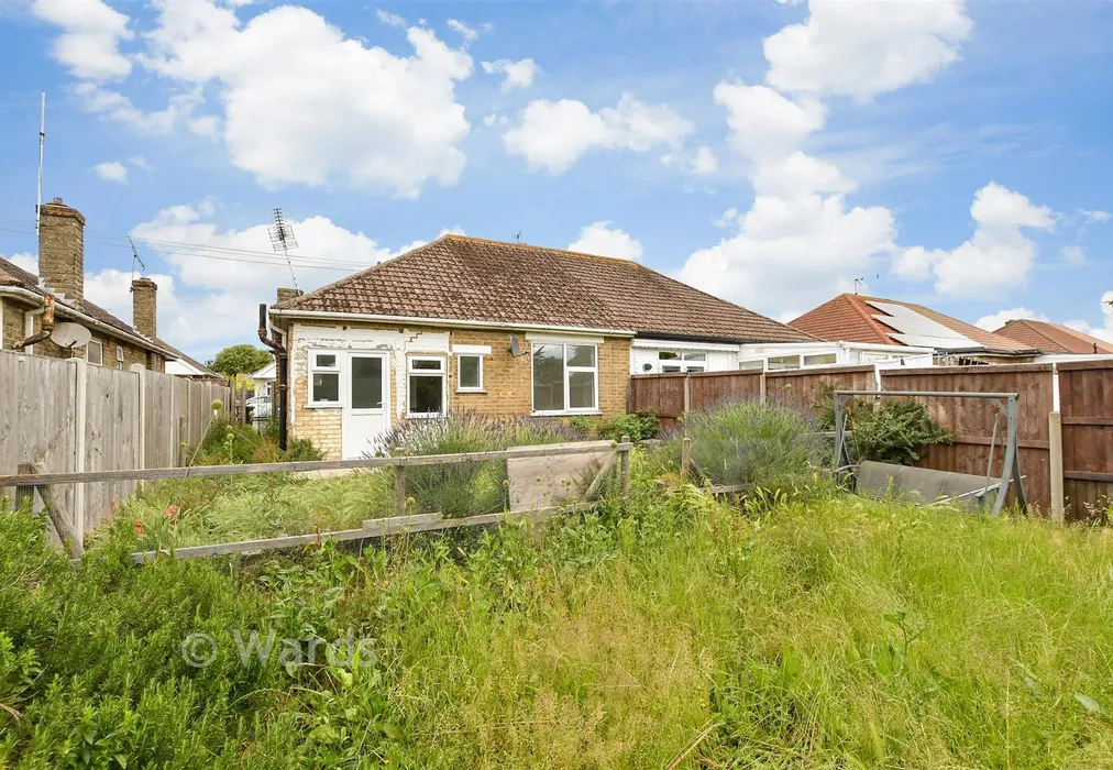 Rear Garden - Marrose Avenue, Ramsgate, Kent - Wards of Kent