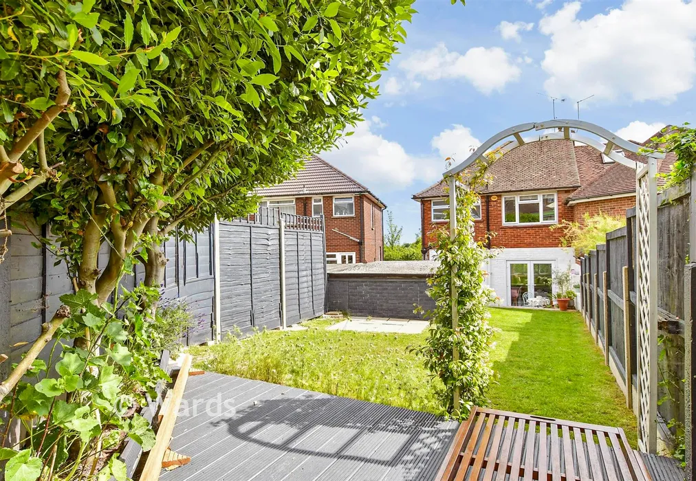 Rear Garden - Concord Avenue, Chatham, Kent - Wards of Kent