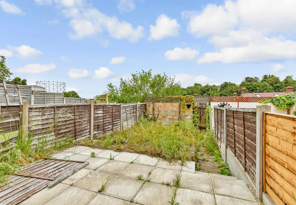 Rear Garden - Corporation Road, Gillingham, Kent - Wards of Kent