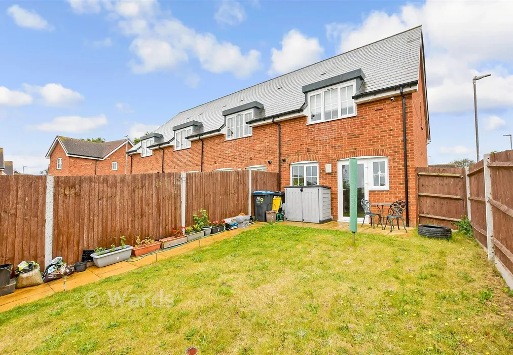 Rear Garden - Laleham Lane, Margate, Kent - Wards of Kent