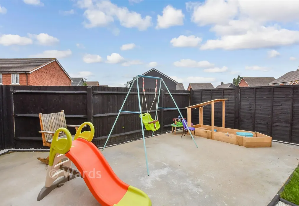 Rear Garden - Gilbert Way, Maidstone, Kent - Wards of Kent