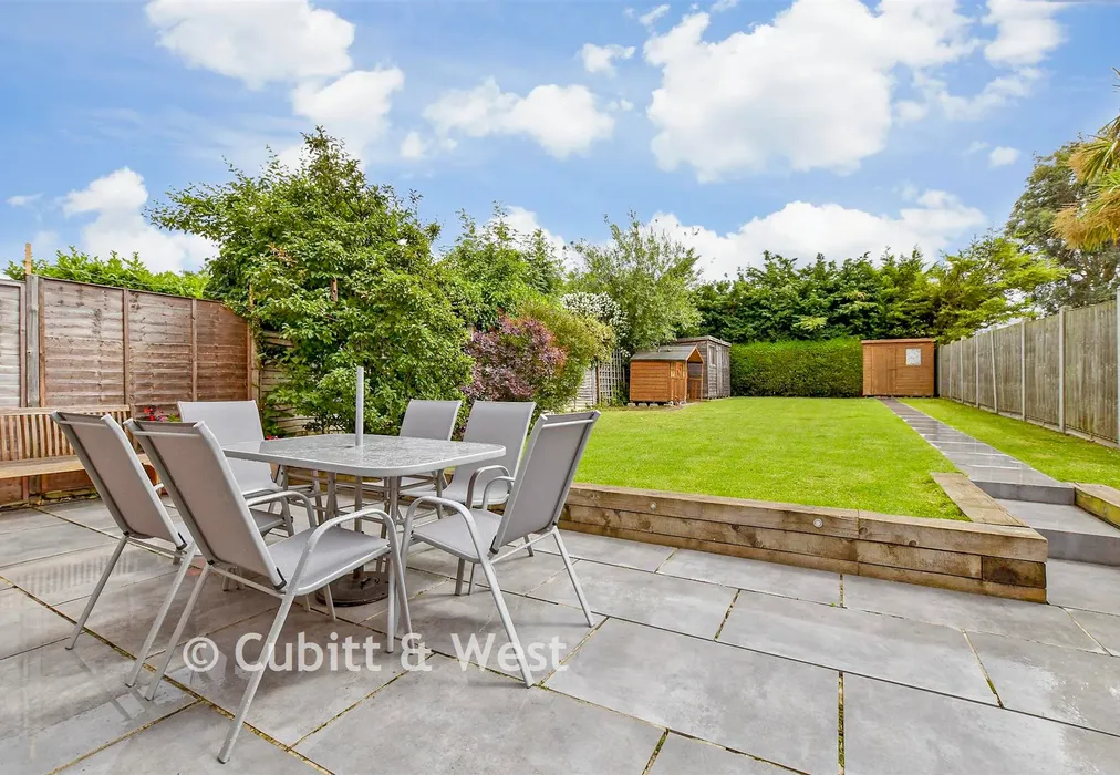 Rear Garden - Benhill Wood Road, Sutton, Surrey - Wards of Kent